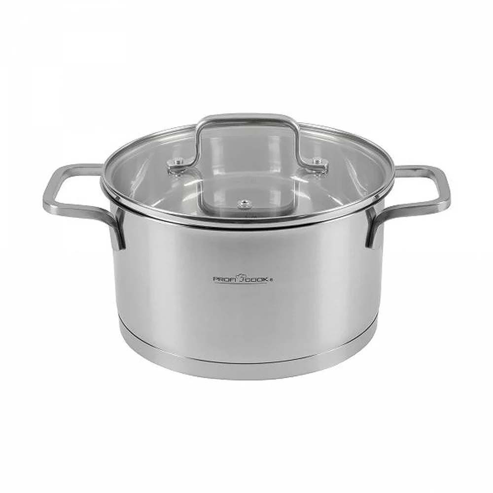 سرویس قابلمه ۸ تکه استیل پروفی کوک مدل PC-KTS-1225